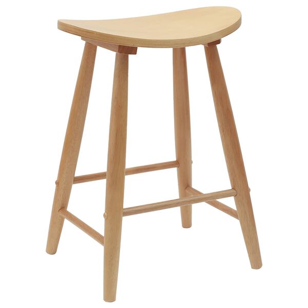 vidaXL Ruokatuolit 2 pcs Luonnollinen 46 x 37 x 63 cm