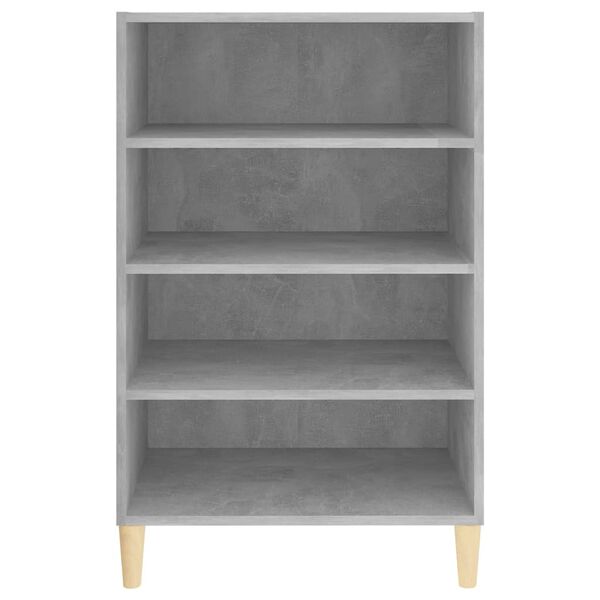 vidaXL Senkki betoninharmaa 57x35x90 cm tekninen puu