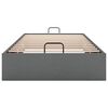 vidaXL Ottomaanien sängyn runko ilman patjaa tummanharmaa