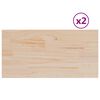 vidaXL P&ouml;yt&auml;levyt 2 kpl 60x30x1,7 cm suorakaide t&auml;ysi m&auml;nty