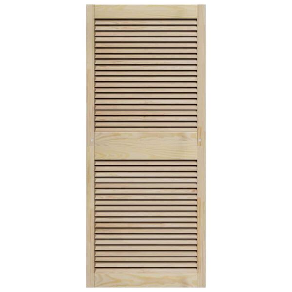 vidaXL Kaapin ovi Luonnollinen 140,5 x 2,1 x 59,5 cm Massiivinen m&auml;nty