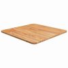 vidaXL P&ouml;yt&auml;levy neli&ouml; vaaleanruskea 50x50x1,5 cm k&auml;sitelty t&auml;ystammi