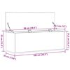 vidaXL S&auml;ilytyslaatikko Vanha Puu 102 x 35 x 35 cm Tekninen puu
