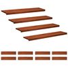 vidaXL Portaiden p&auml;&auml;llysteet 12 kpl 110 x 30 x 2 cm Ruskea