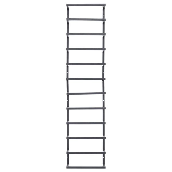 vidaXL Pyyheteline musta 24x12x96 cm ter&auml;s