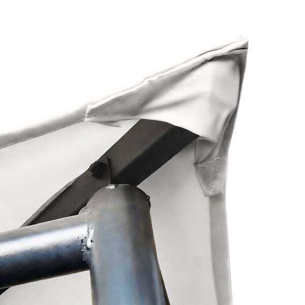 vidaXL Huvimaja 4x4x3 m valkoinen 180 g/m&sup2;