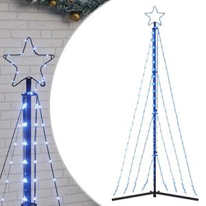 vidaXL LED joulukuusi 339 sinist&auml; LED-valoa 187 cm