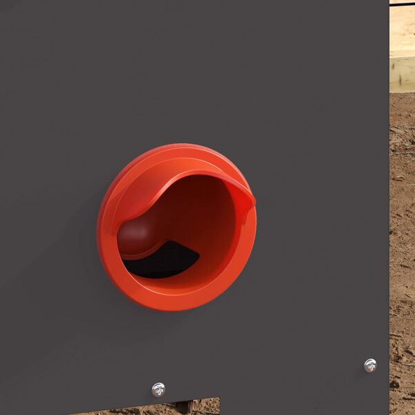 vidaXL Kanan ruokinta-allas 2 pcs Musta 40,5 x 25 x 38 cm