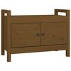 vidaXL Eteisen penkki hunajanruskea 80x40x60 cm t&auml;ysi m&auml;nty