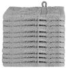 vidaXL Vieraiden pyyhe SOLUND 10 kpl Harmaa 15 x 21 cm 550 gsm