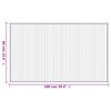 vidaXL Matto suorakaide ruskea 60x100 cm bambu