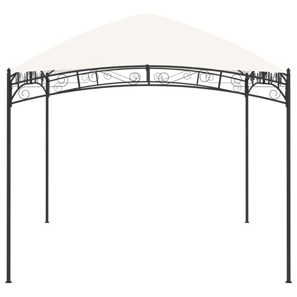 vidaXL Puutarhan huvimaja 4x3 m kerma 180 g/m²