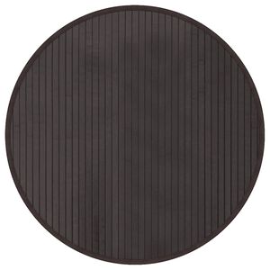 vidaXL Py&ouml;re&auml; Matto Tummanruskea 60 cm Bambu