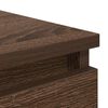 vidaXL Senkki laatikoilla ruskea tammi 37,5x35x99 cm tekninen puu