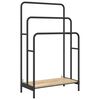 vidaXL Vaaterippsin Sonoman tammi 60 x 30 x 100,5 cm Tekninen puu