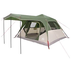 vidaXL Perhe Teltta Vihre&auml; 305 x 275 x 190 cm Polyesteri ja ter&auml;s