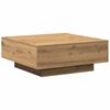 vidaXL Sohvap&ouml;yt&auml; Artisan tammi 80 x 80 x 31 cm