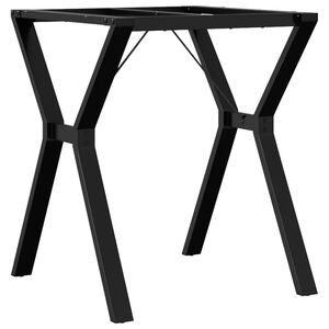 vidaXL Ruokap&ouml;yd&auml;n jalat Y-muoto 60x60x73 cm ter&auml;st&auml;