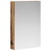 vidaXL Kylpyhuoneen Peilikaappi Vanha puu 40 x 10,5 x 60,5 cm