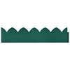 vidaXL Nurmikonreunukset 10 kpl vihre&auml; 65x15 cm PP