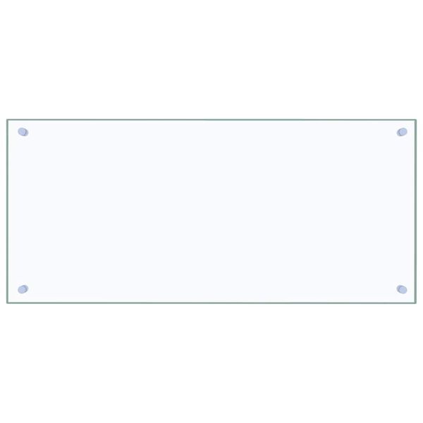 vidaXL Keittiön suojapaneeli 2 pcs Läpinäkyvä 90 x 40 cm