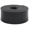 vidaXL kumireuna lumiauralle Musta 250x8x1 cm