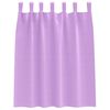 vidaXL Piment&auml;v&auml; verho renkailla 2 pcs Violetti 140 x 140 cm