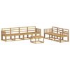 vidaXL Ulkosohvakokoelma 8 pcs valkoinen 59 x 59 x 37 cm