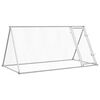 vidaXL Kanah&auml;kki hopea 200x105x91 cm galvanoitu ter&auml;s