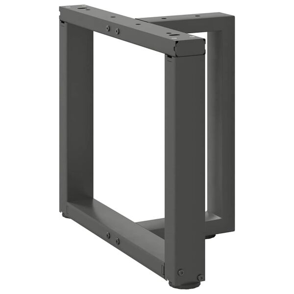 vidaXL Sohvap&ouml;yd&auml;n jalat T-muotoiset 2 kpl antrasiitti 50x25x(42-43) cm ter&auml;s