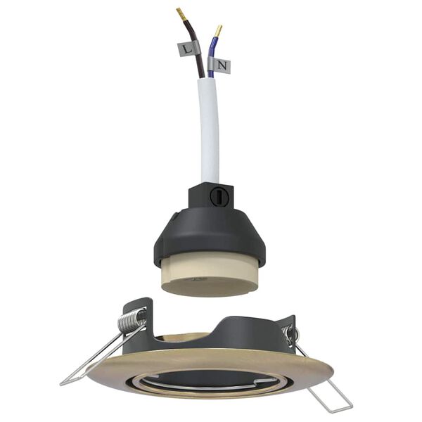 vidaXL Kohdevalo 12 pcs Messinki 9 x 9 x 2.5 cm Metalli