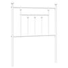 vidaXL Metallinen vaihtop&auml;&auml;ty valkoinen 75 cm