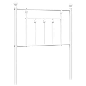 vidaXL Metallinen vaihtop&auml;&auml;ty valkoinen 75 cm