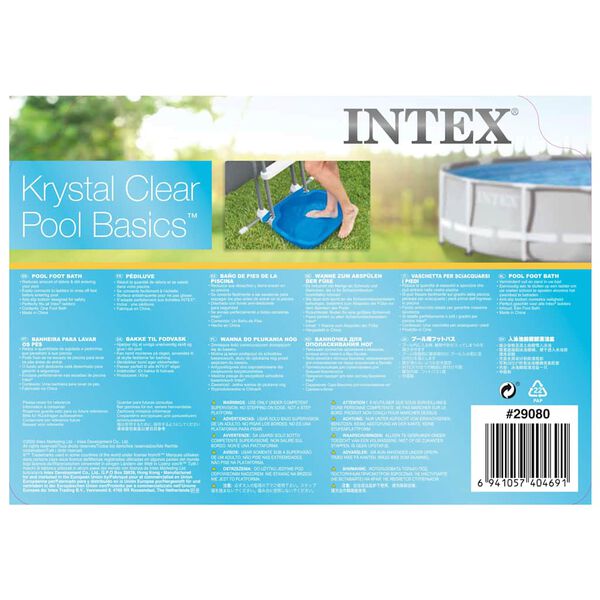 Intex Jalkakylpyallas 11,5 l sininen 56x46x9 cm
