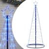 vidaXL LED joulukuusi 200 LEDi&auml; Sininen 180 cm