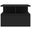 vidaXL Kelluva y&ouml;p&ouml;yt&auml; musta 40x31x27 cm tekninen puu