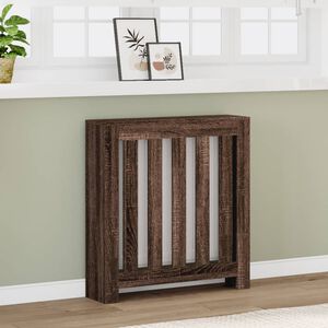 vidaXL L&auml;mp&ouml;patterin suoja savutammi 78x20x82 cm tekninen puu