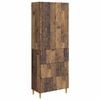 vidaXL Kaappisarja 2 pcs Vanha puu 66 x 34,5 x 90 cm Tekninen puu