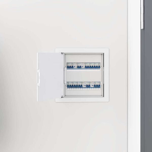 vidaXL P&auml;&auml;sypaneelit 2 pcs Valkoinen 20 x 20 cm ABS-muovi