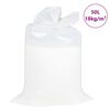vidaXL Beanbag T&auml;yte EPS 50 L Valkoinen 18 kg/m&sup3;