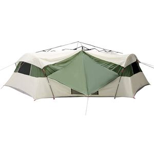 vidaXL Sis&auml;teltta 8 hengelle Vihre&auml; taffeta