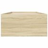 vidaXL Sängynrunko Sonoma-tammi 75x190 cm tekninen puu