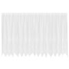 vidaXL Verkkoverho verhoilla Valkoinen 140 x 400 cm Polyesteri