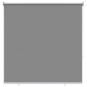 vidaXL Ulkoilman rullakaihdin UV-suojaus Vaaleanharmaa 100 x 230 cm