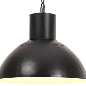 vidaXL Riippuvalaisin 25 W syv&auml; musta py&ouml;re&auml; 48 cm E27
