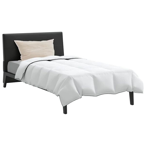 vidaXL Talvityyny tyynyllä 2 pcs Valkoinen Untuvahöyhen