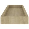 vidaXL Loggia sein&auml;hyllyt 4 kpl tammi 60x15x4 cm MDF