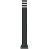 vidaXL Pylv&auml;svalaisimet 3 kpl musta 80 cm alumiini
