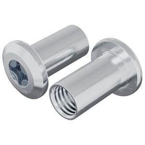 vidaXL Lukituspultti 2 pcs Nikkeli M6 x 25 mm Ter&auml;s