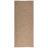 vidaXL Sis&auml;- ja ulkorug AGIRA Luonnollinen 150 x 80 cm Polyesteri
